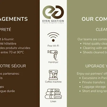 1 Bedroom # 14 # Alesia Appartamento